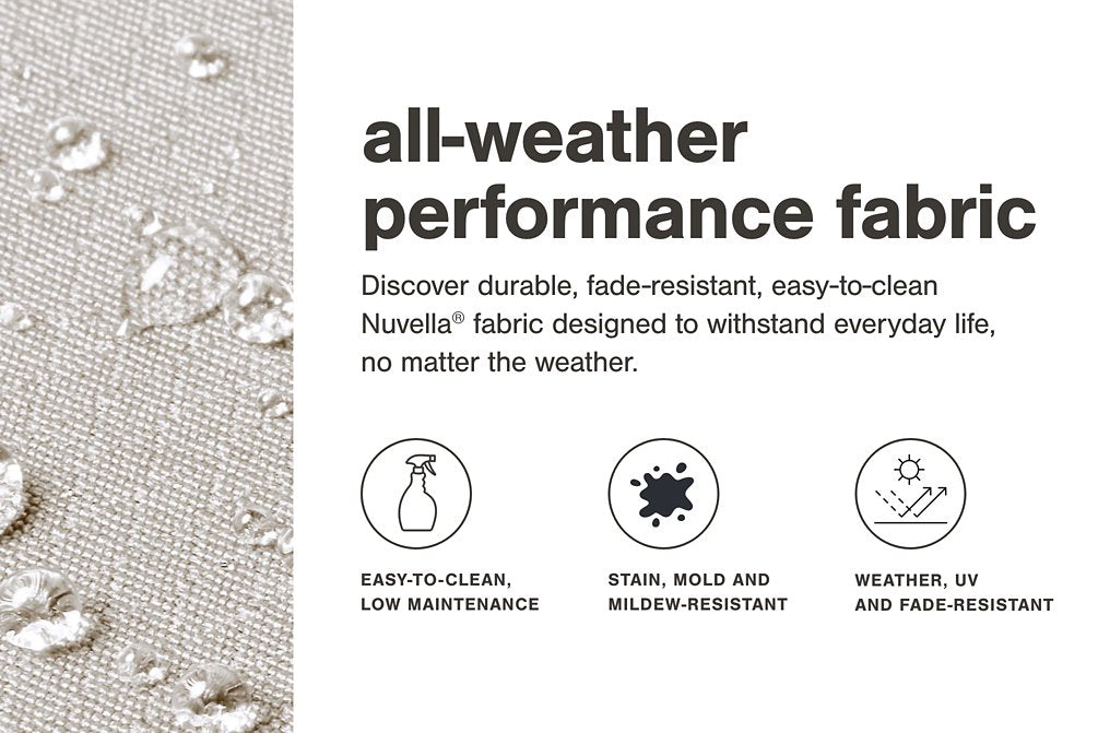 Paradise Trail Outdoor Sofa, Lounge Chairs and Fire Pit Table