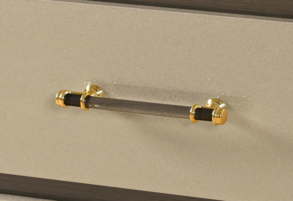 Genesis Gold Nightstand with LED