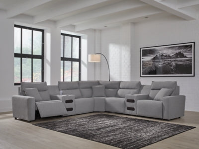 Modmax II Power Reclining Sectional with Audio Consoles