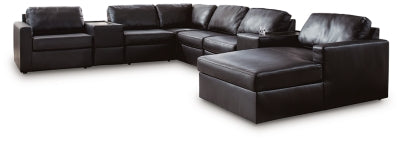 Modmax II Sectional with Chaise and Storage Consoles