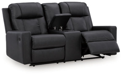 Mackmenville Reclining Loveseat with Console