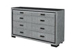 Isabella Grey Dresser with LED