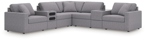 Modmax Balanced Sectional with Audio and Storage Consoles