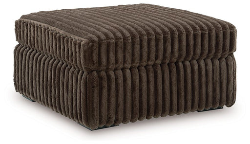 Midnight-Madness Oversized Accent Ottoman