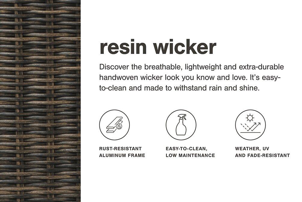 Paradise Trail Outdoor Sofa, Lounge Chairs and Fire Pit Table