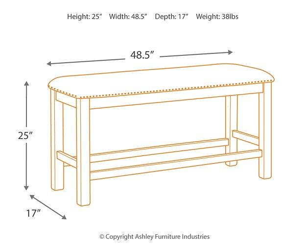 Moriville Counter Height Dining Bench