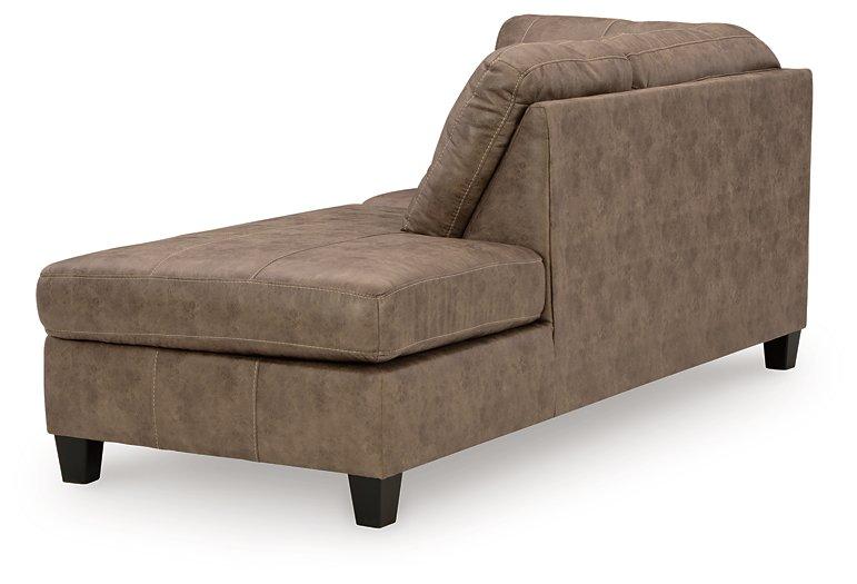 Navi 2-Piece Sectional Sofa Sleeper Chaise