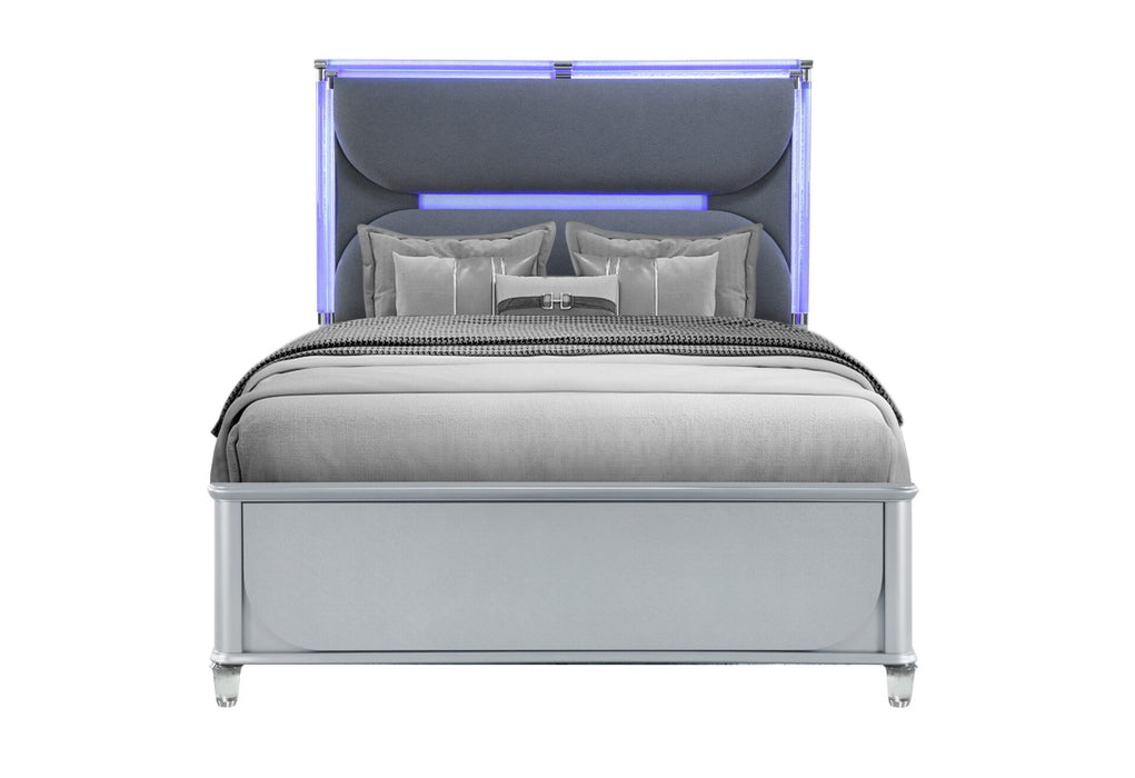 Lando Silver Bed