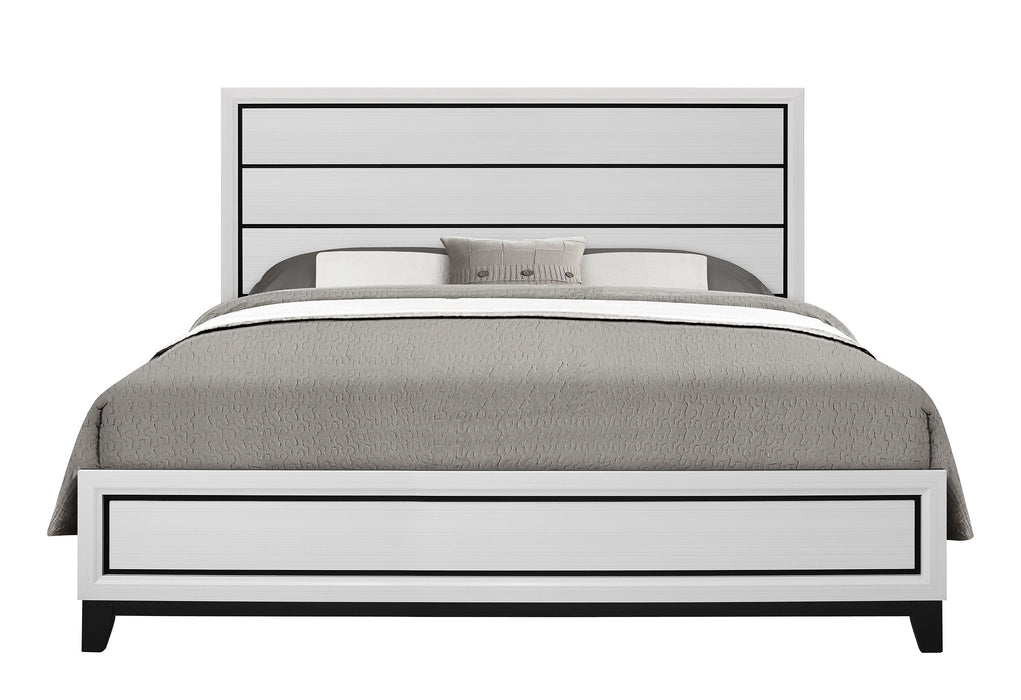 KATE WHITE KING BED GROUP