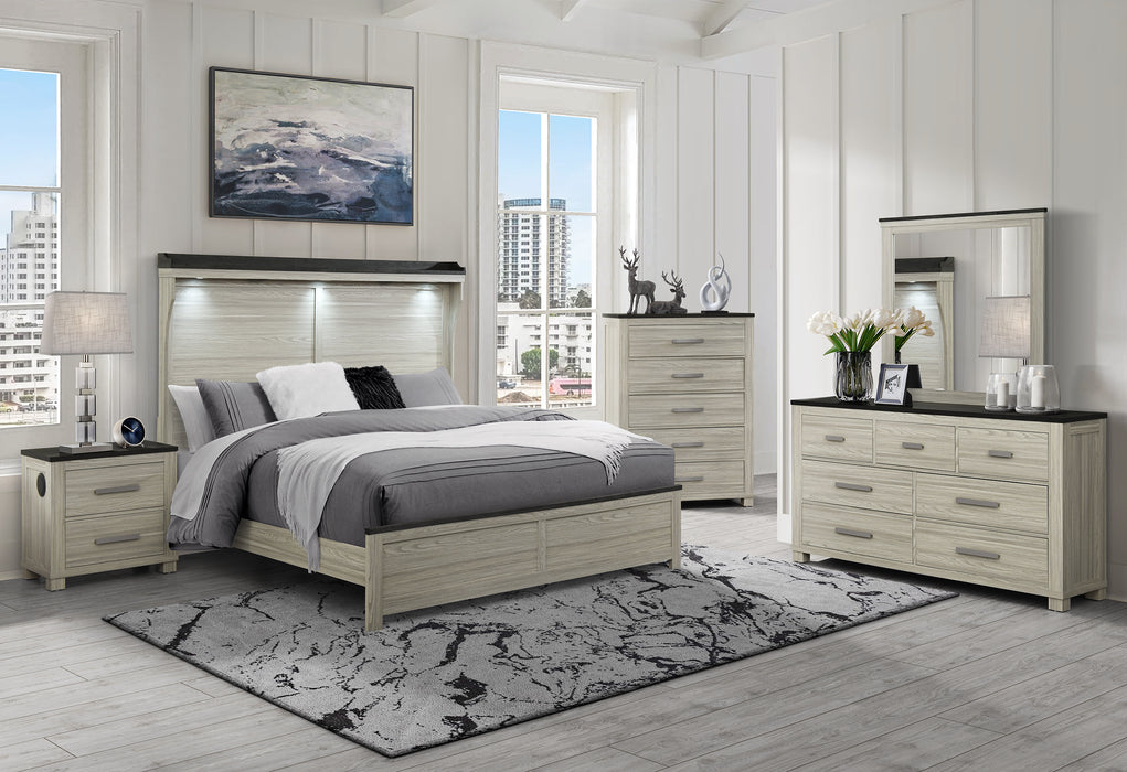 ASHLEY BROWN KING BED GROUP