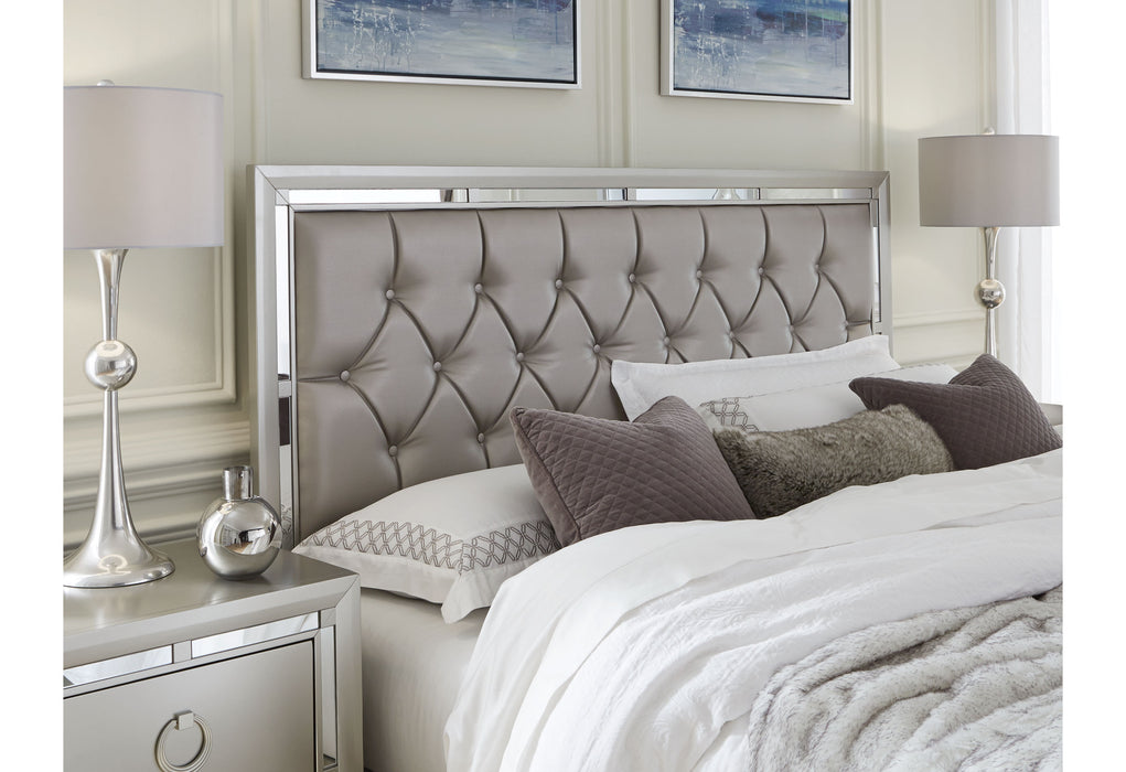 RILEY SILVER KING BED GROUP